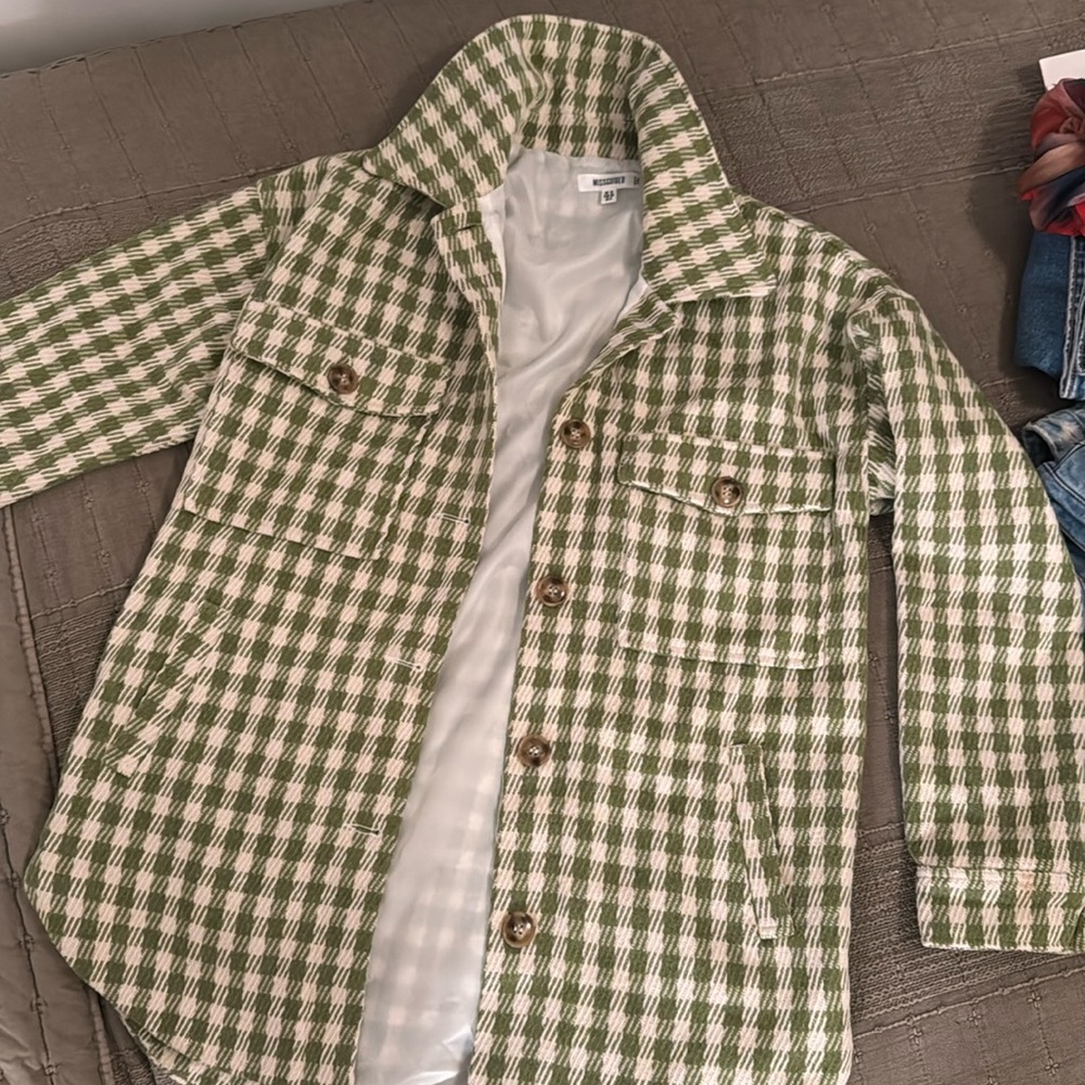 Missguided plaid Shacket
